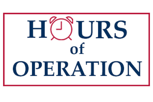 HoursOfOperation