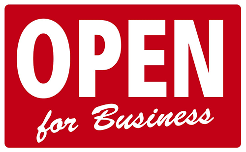 Open for Business