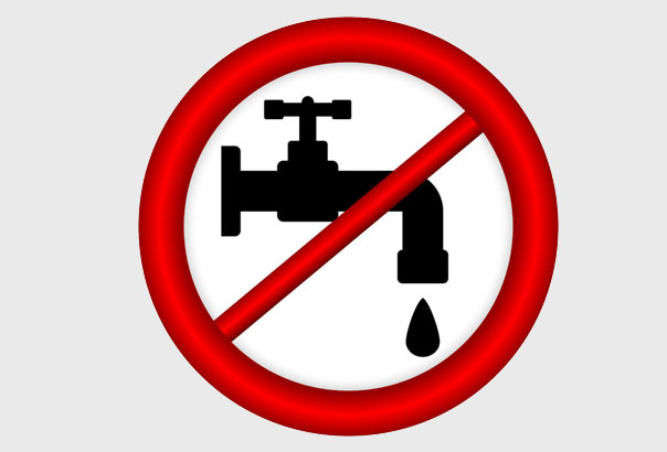 no water